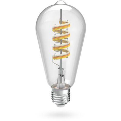 AMP. LED INTEL., MATTER, E27, RÉTRO, FILAM. ST64, RVBB, VAR., AV. APP. HAMA 00176643 (1/2)