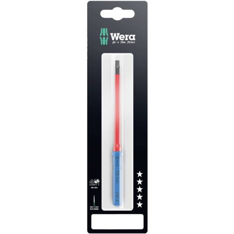 WERA KRAFTFORM KOMPAKT VDE 64 I 4,0 X 157 MM TIE SB POUR ÉLECTRICIEN 6 PANS INTÉRIEURS LAME INTERCHANGEABLE 4.0 MM