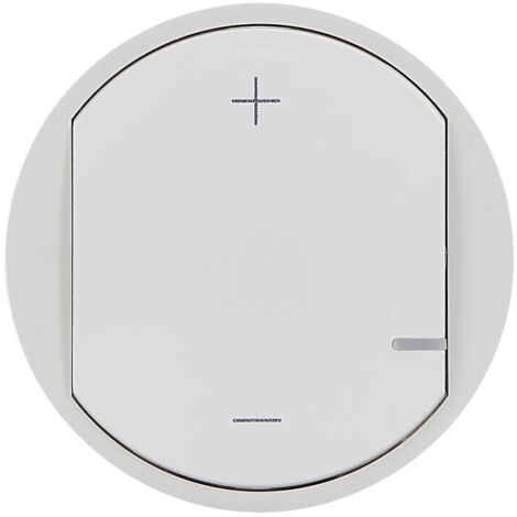 Enjoliveur pour variateur universel 2 fils sans neutre - Blanc - Céliane - 065083A - Legrand