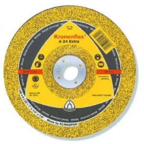 DISQUE À METAL KLINGSPOR 180 mm x 6,0 mm x 22,2 mm A24 Extra (1/2)