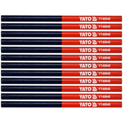 Yato YT-69940 crayon de crayon de charpentier Bleu, Rouge (1/2)