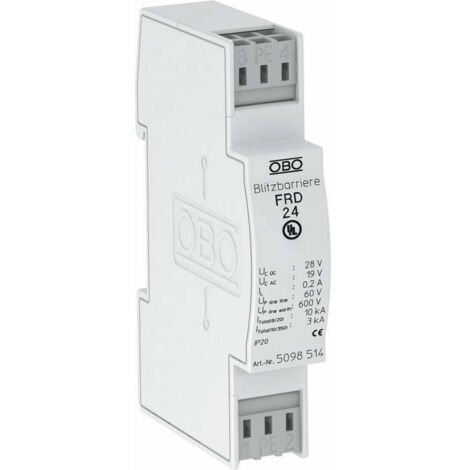 OBO Bettermann 5098514 FRD 24 Parafoudre 10 kA (1/2)