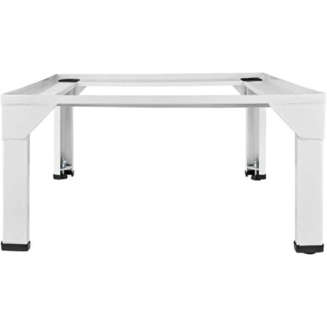 SUPPORT LAVE-LINGE ET SÈCHE-LINGE 150 KG BLANC NEDIS WAST111WT (1/5)