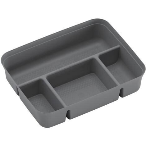 KIS 8568000 0530 01 PLATEAU K LATCH BOX 28 UND 43 LITRES EN GRIS PLASTIQUE, 54,5X36X8,5 CM (1/3)