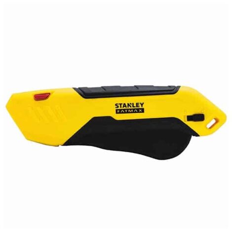 Stanley – Cutter de sécurité auto-rétractable pour lames utilitaires – Poignée bi-matière antidérapante – Changement rapide de lame – FMHT103690 (1/7)