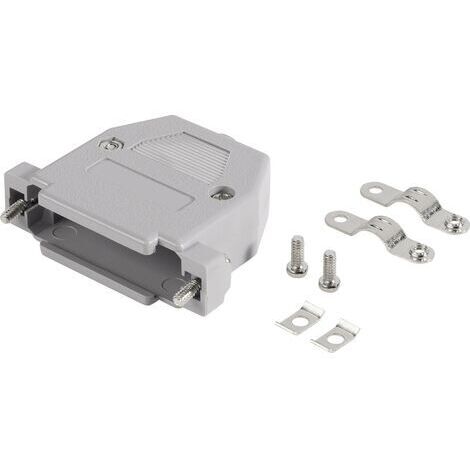 Capot SUB-D 15 pôles BKL Electronic 10120061 matière plastique 180 ° gris 1 pc(s) W34629 (1/3)