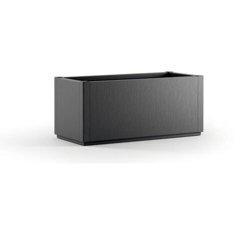 Starwax – Bac à fleurs rectangulaire 80 litres – Coloris gris graphite – Dimensions 83x36x15.5 cm – Pour espaces extérieurs et intérieurs (1/10)