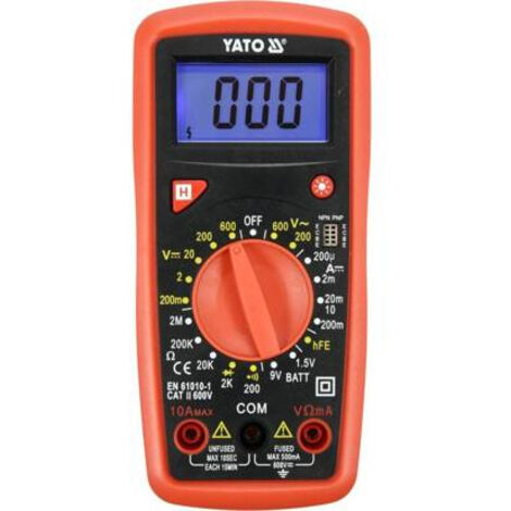 YATO MULTIMÈTRE YT-73081 160MM 75MM (1/2)