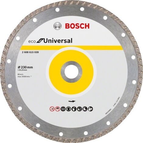 Disque à tronçonner diamanté Bosch 2608615039 230x22 23 mm (1/2)