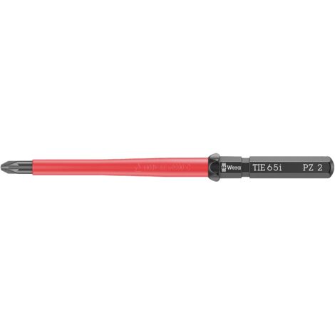 WERA KRAFTFORM KOMPAKT VDE 65 I PZ 2 X 157 MM TIE POUR ÉLECTRICIEN POZIDRIV LAME INTERCHANGEABLE PZ 2 05006525001 (1/5)
