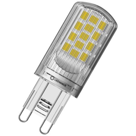 CAPSULE LED G9 4 W (ÉQUIVALENT 40 W) BLANC TRÈS CHAUD TRANSPARENT INTENSITÉ VARIABLE LEDVANCE 4099854248825 (1/4)