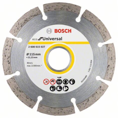 DISQUE DIAMANT DE CONSTRUCTION SEGMENTÉ ÉCO 115 MM - B 2608615027 (1/5)