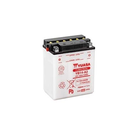 YUASA YB14-A2 BATTERIE DE MOTO YB14-A2 -Y-