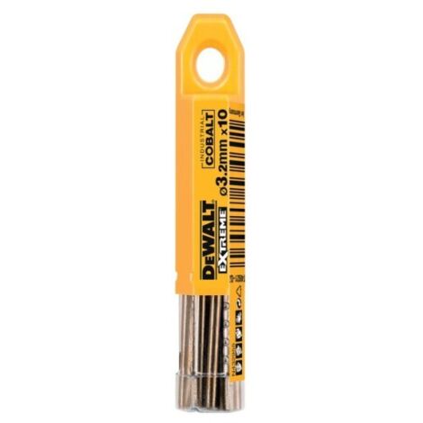 DEWALT FORET MÉTAL HSS-CO 3.5MM 10 PIÈCES - DT4923-QZ (1/5)