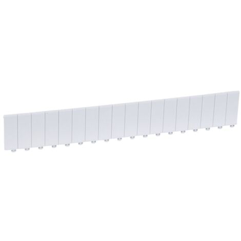 LEGRAND LEG01665 OBTURATEUR 18 MODULES SÉPARABLES GRIS