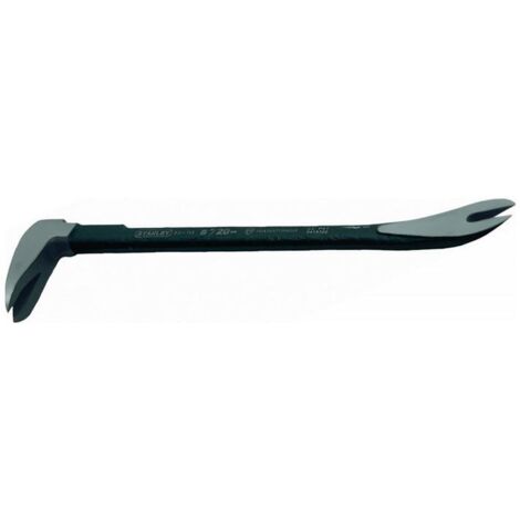 Stanley – Barre à griffes 25cm 55114 – Acier forgé trempé pour extraction de clous – Mécanisme de levier léger – Clou droit pour travail profond