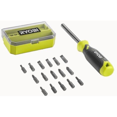 Ryobi RHSDM1701 Tournevis polyvalent 17 en 1 Poignée ergonomique 16 inserts 25 mm (1/5)