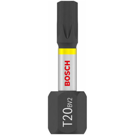 Bosch – Embout pour visseuse Torx T20 25 mm – Lot de 25 pièces – Acier modifié S2 – Résistance aux couples élevés – 2607002805 (1/5)