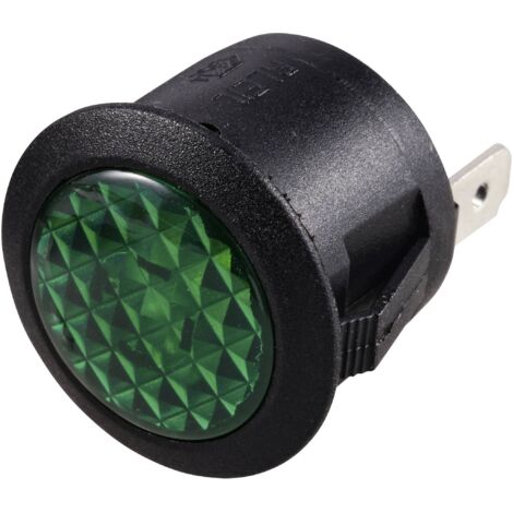 TRU COMPONENTS TC-12659384 TÉMOIN LUMINEUX NÉON 230 V/AC 20 MM VERT 1 PC(S) (1/2)