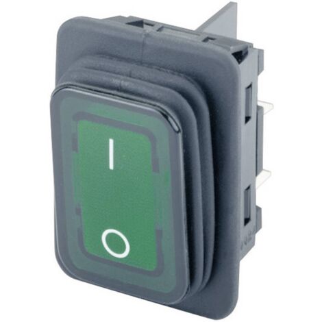 Interrupteur à bascule 250 V/AC 20 A – 2 x Off/On – IP65 – Pour espaces confinés – Cosses plates 6,3 mm – 1 pièce – Marquardt
