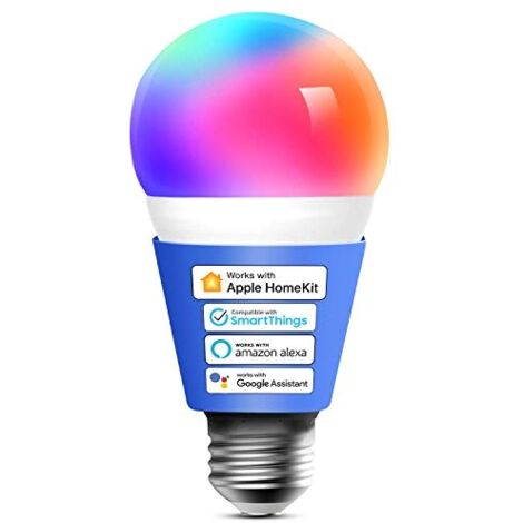 ILC Lot De 4 Ampoules Connectées Alexa E27 12W – LED Intelligente Multicolore 2700K-6000K, Commande Vocale Et Luminosité Réglable, Compatible Echo