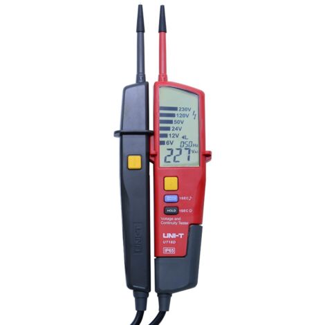 Détecteur de tension AC sans contact - Mode haute et basse tension jusqu'à 1000 V - Avertissement sonore et LED visible - Arrêt automatique