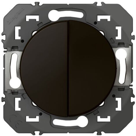 Legrand – Transformeur 5 fonctions va-et-vient et poussoir – Finition noir mat – Installation encastrée ou en saillie – Indice de protection IP20 (1/5)