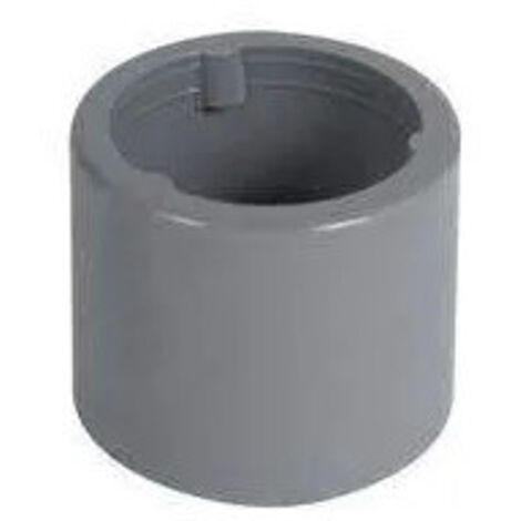 Nicoll – Raccord de robinetterie réduction incorporée Ø 40/32 mm – Mâle-femelle à coller – PVC gris pour installations sanitaires (1/4)
