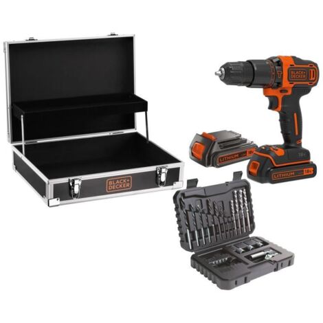 Black & Decker BDCHD18B2FC perceuse visseuse batterie noire (1/3)