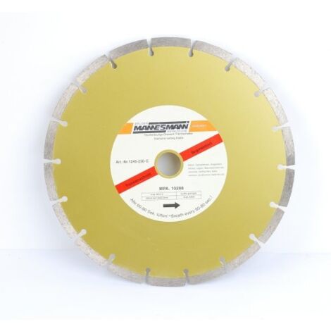 Disque Diamant 230mm GRAFF - Disque à Tronçonner Béton Pierre Granite Brique - Meuleuse Puissante
