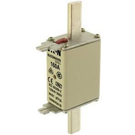EATON 160NHG01B FUSIBLE NH AVEC AFFICHEUR DE SÉCURITÉ MÉCANIQUE TAILLE DU FUSIBLE = 1 160 A 500 V 3 PC(S)