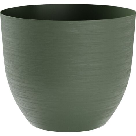 VASE DE TABLE ROND OVER Ø28 H27 AVEC RÉSERVE D'EAU - TERAPLAST FOREST 33706028239