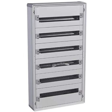 COFFRET DISTRIBUTION ISOLANT XL3 160 - TOUT MODULAIRE - 6 RANGÉES - 144 MOD LEGRAND LEG401806