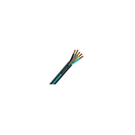 Nexans – Câble électrique R2V 5G6² N/M/G/B/VJ 6mm² – Longueur 50m pour alimentation triphasée – 10286972