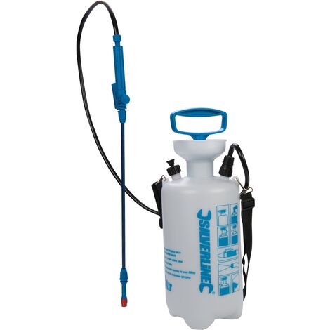 Pulvérisateur à Pression Silverline 5L - Lance Acier, Sangle Confort | Pour Jardin Et Traitements