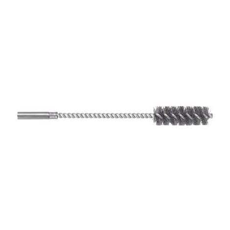 Wolfcraft – Brosse métallique cylindrique 20mm – Pour éliminer rouille et nettoyer métaux – Longueur 55mm – Diamètre de tige 8mm (1/8)