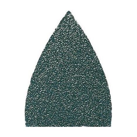 Fein – Lot de 20 feuilles abrasives triangulaires grain 120 – Fixation velcro – Pour ponçage bois, métal et plastique – 63717188011 - FEIN 20 X
