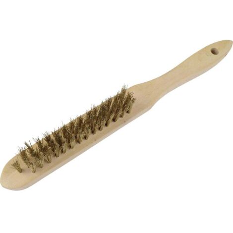 BROSSE EN FILS D'ACIER LAITONNÉS 3 RANGÉES BRÜDER MANNESMANN (1/2)