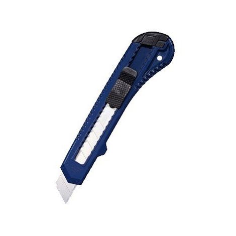Couteau sécable-18mm en design bleu-noir, 2,76 €