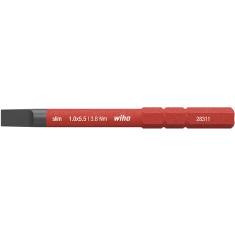 Wiha Embout slim electric Fente 5.5 mm x 75 mm (34581)