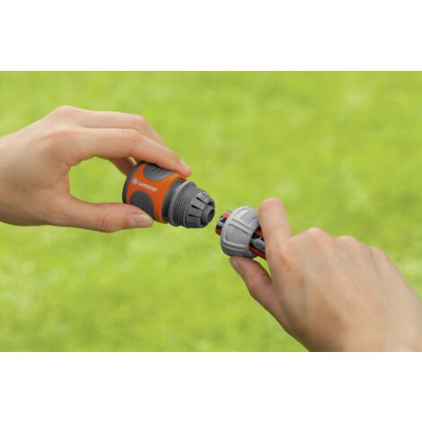 GARDENA Raccord d'arrosage rapide 13 mm (1/2") et 15 mm (5/8")
(18215-20).