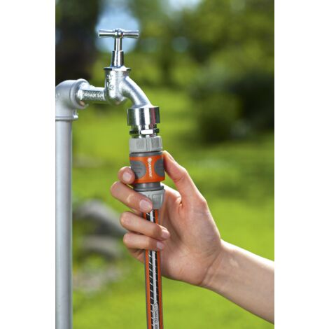GARDENA Raccord d'arrosage rapide 13 mm (1/2") et 15 mm (5/8")
(18215-20).