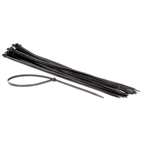 Velleman – Colliers de serrage en nylon 750 mm – Résistants aux UV – Capacité de traction 80 kg – Lot de 50 – ECTB75050 (1/4)