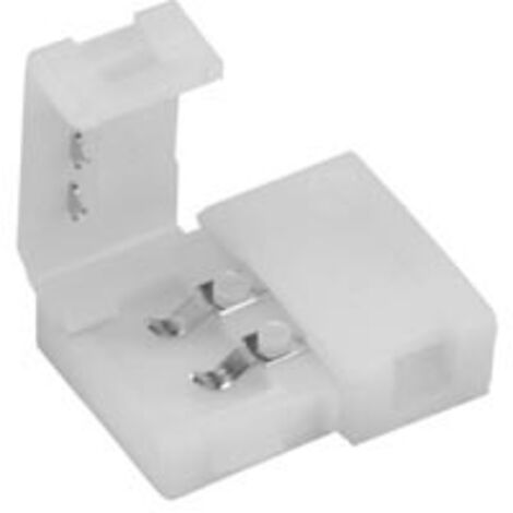 CONNECTEUR PUSH POUR BANDE A LED FLEXIBLE - 8 mm - 1 COULEUR LCON24 RI6660