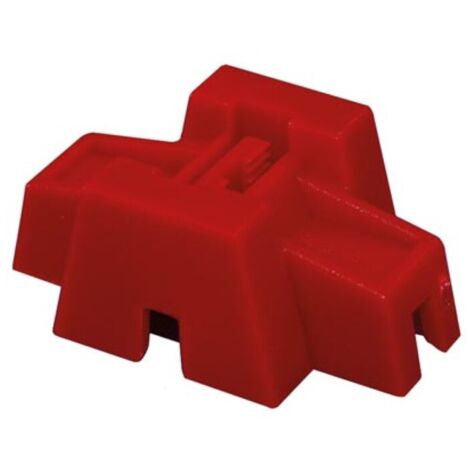 Toolland Clip autonivelant, système de nivellement Tilevel, plastique, rouge, 100 pièces (1/2)