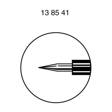 POINTE DE TOUCHE SKS HIRSCHMANN PRUEF 2 973368101 ENFICHABLE 4 MM CAT I ROUGE 1 PC(S) (1/3)