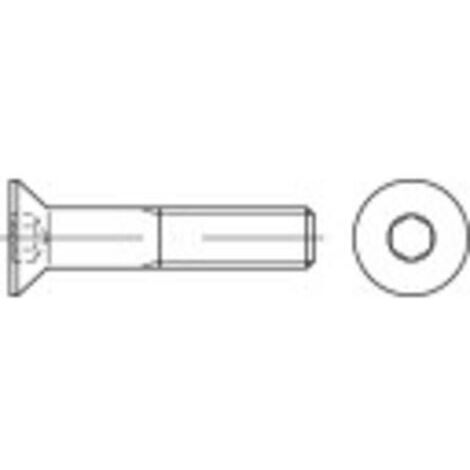 VIS À TÊTE FRAISÉE TOOLCRAFT 401638 100 PC(S) M4 12 MM TÊTE FRAISÉE 6 PANS INTÉRIEURS ACIER INOXYDABLE DIN 7991 (1/3)