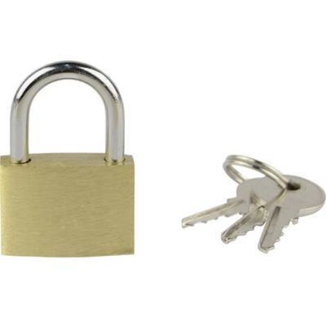 Cadenas Brüder Mannesmann M 413-25 or-jaune avec serrure à clé W69393 (1/2)