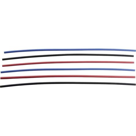 Gaine thermorétractable sans colle 3:1 DSG Canusa 8014030000 noir, rouge, bleu Ø intérieur nominal (avant réduction): 3 (1/2)