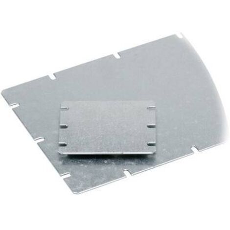 PLAQUE DE MONTAGE FIBOX 5514076 (L X L) 98 MM X 48 MM TÔLE DACIER GRIS CLAIR 1 PC(S) (1/2)